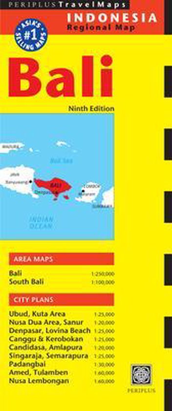 Bali Travel Map Ninth Edition - cover