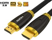 Câble DrPhone Hi-Speed PRO® HDMI vers HDMI 2.0 - Connecteurs Gold - 3 mètres - Audio + Vidéo - 18GBPS - 3D / 4K (60Hz) - Ethernet