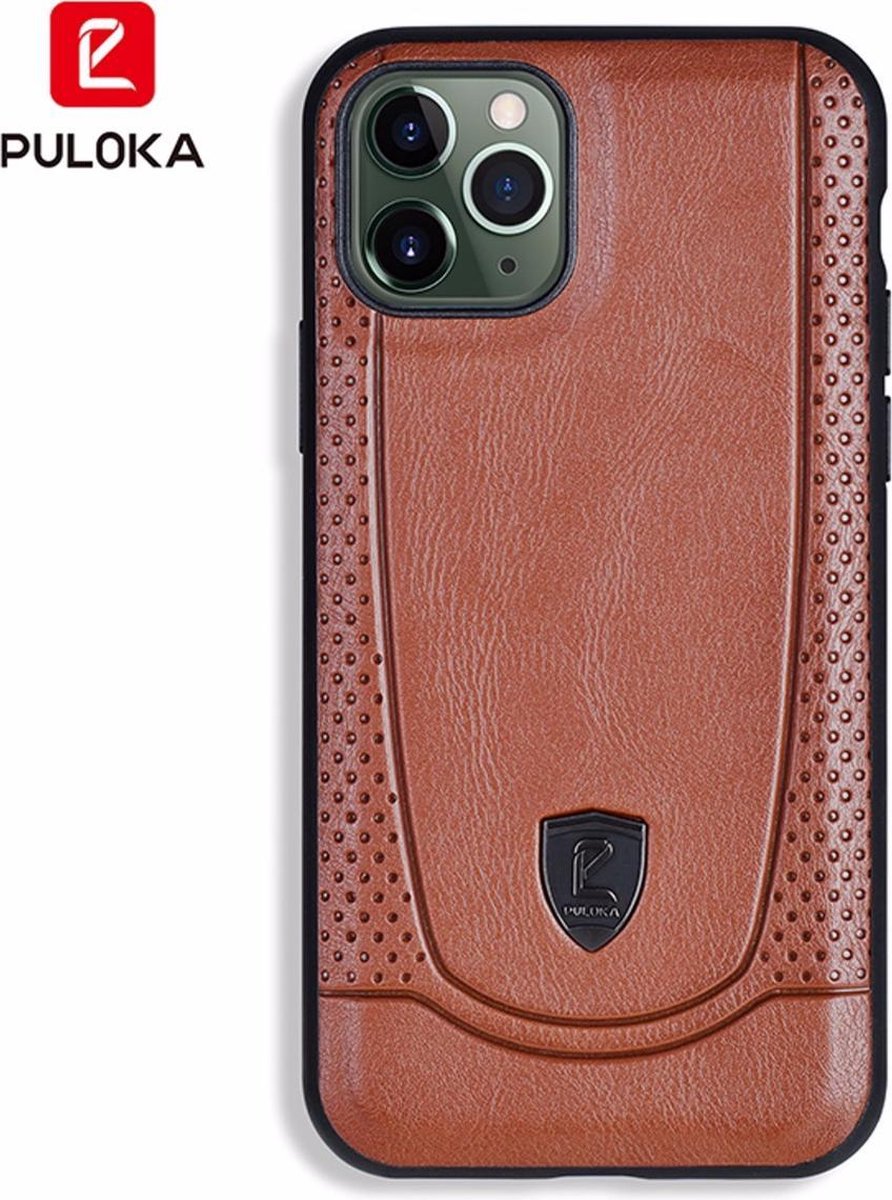 Puloka Samsung Galaxy S20 Plus High-End design Back cover hoesje BRUIN