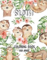 Sloth Coloring Book for Adult