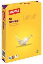 Staples Premium papier A3, 80 g/m² (doos 5 x 500 vel)