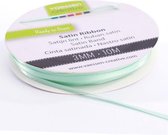 Vaessen Creative • Satijnlint dubbel 3 mm Pastelgroen