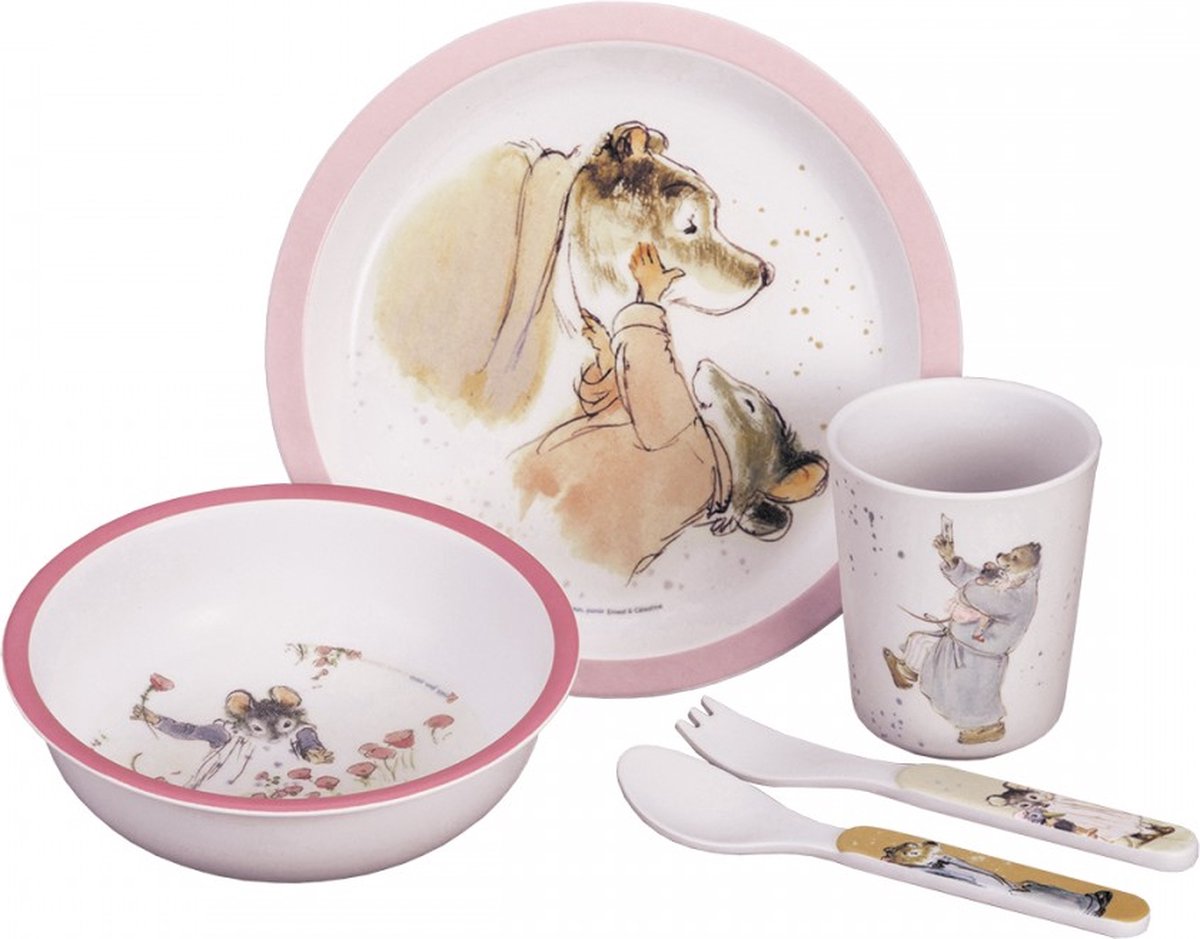 Goedkoopste Kinder ontbijtset Ernest et Celestine 5 dlg