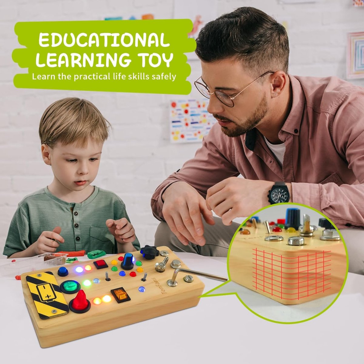TABLEAU D'ACTIVITÉS MUSICAL et sensoriel portable pour les tout-petits TABLEAU D'ACTIVITÉS MUSICAL et sensoriel portable pour les tout-petits
