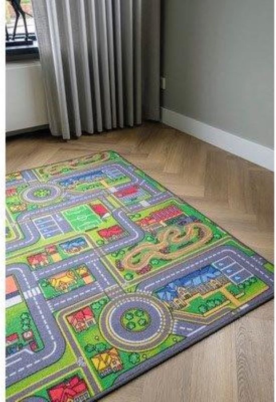 Carpet Studio Tapis Voiture Enfant 140x200cm, Tapis de Jeux