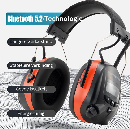 Wolf Headset Pro GEN2 Bluetooth Gehoorbescherming met radio (DAB en FM