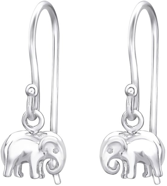 Joie|S - Boucles d'oreilles éléphant en argent - boucles d'oreilles pendantes