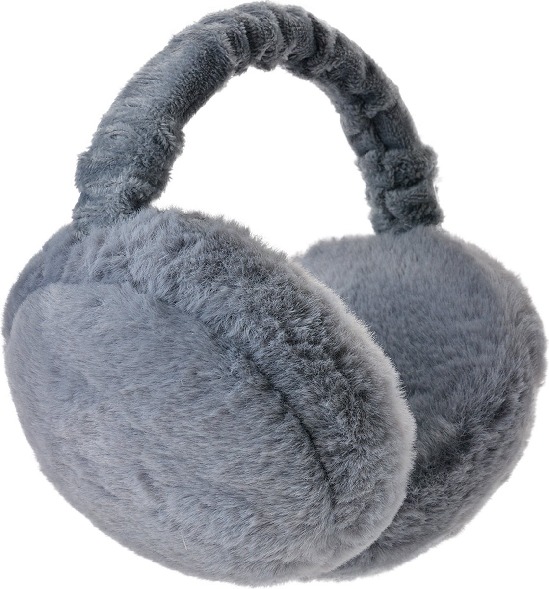 Clayre & Eef Oorwarmers one size Grijs Polyester