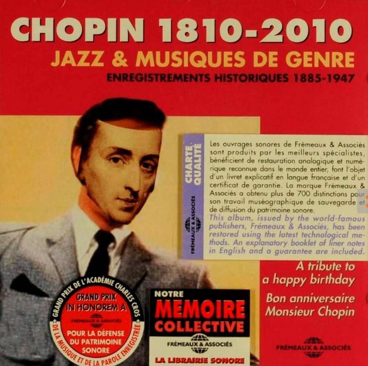 Various artists - Chopin 1810-2010 - Enregistrements Historiques 1885-1947 (CD)