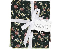 CC Patchwork Stof 45x55 cm Groen 4 stuks