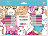Colorista - Colouring Kit - Stars of Manga 12 st