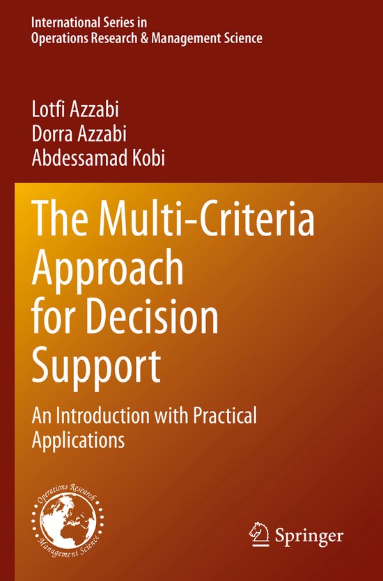 The Multi Criteria Approach for Decision Support - cover