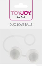 ToyJoy Duo Love Balls - Boules vaginales - Blanc - Ø 25 mm