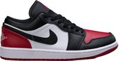 Air Jordan 1 Low 'Bred Toe' - 553558-161 - Maat 45 - BRED Zwart Rood - Schoenen