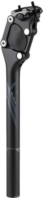 XLC SP-S07 Zadelpen - Comp - Verend - 31.6x350mm - Aluminium - 70-85kg - Zwart