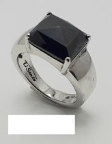Ring - zilver - rookkwarts - maat 58 - Verlinden juwelier