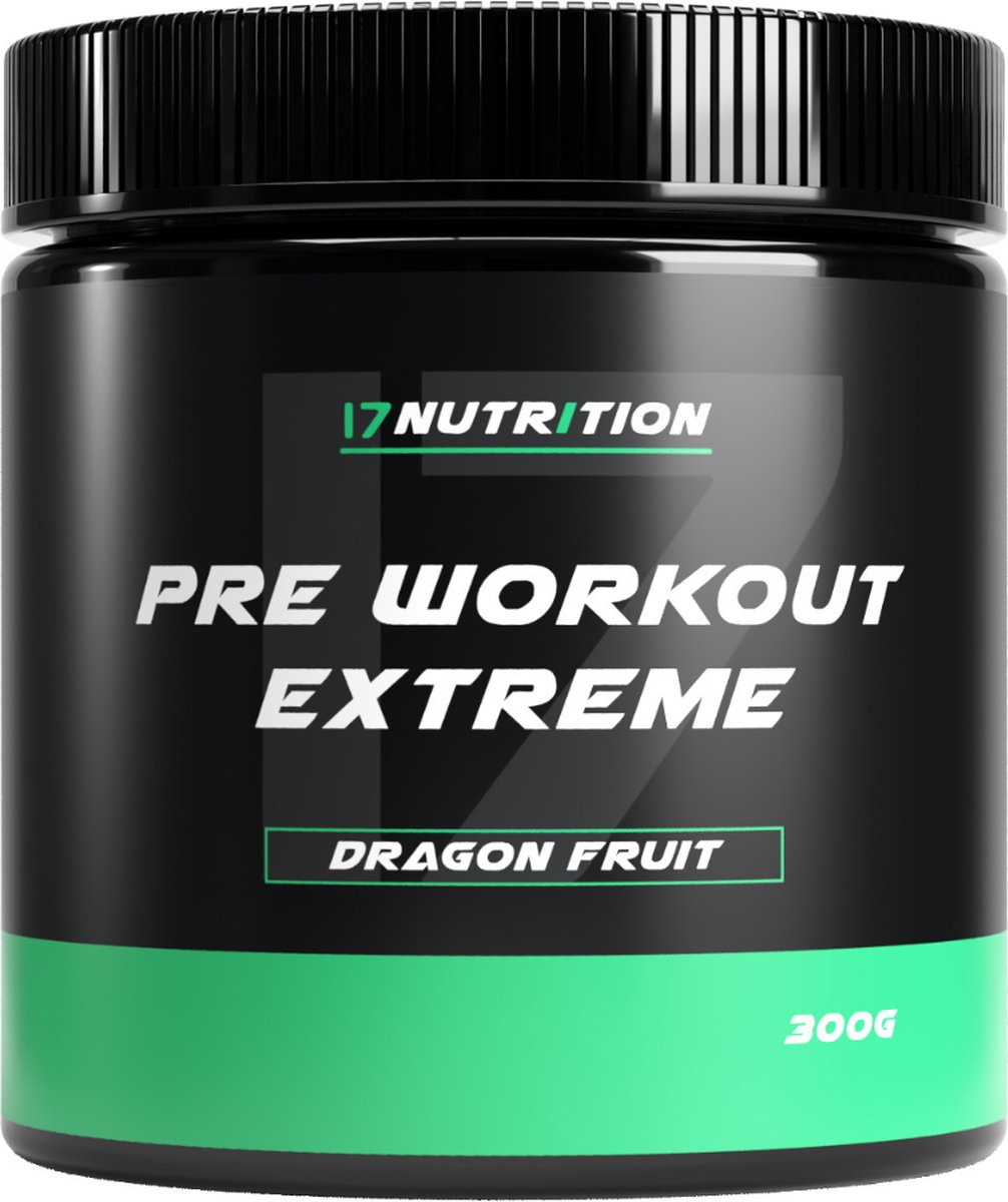 Pre Workout Extreme | 300 Gram | Met Cafeïne | Dragon Fruit | 17Nutrition | Geeft een extra boost aan je workout