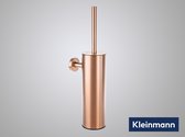 Kleinmann – Toiletborstel met houder – Geborsteld Brons – PVD coating