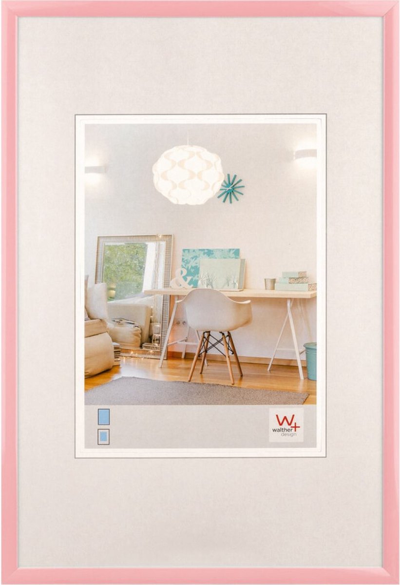 Walther New Lifestyle - Kunststof lijst - Fotoformaat 15x20 cm - Roze
