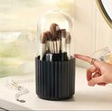 Opbergrek voor make-upkwasten, droogrek voor kwasten - Siliconen cosmetische borstelhanger organizer - Multifunctionele opbergstandaard, bevat
