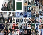KPOP 55 pièces/boîte Bangtan Boys JungKook SOLO doré carte photo BTS Jung Kook [cartes photos]