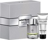 Mont Blanc Explorer Platinum Giftset - 60 ml eau de parfum spray + 100 ml showergel - cadeauset voor heren