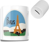 Parijs - Paris - Spaarpot - Frankrijk - Eifeltoren - Reizen - Vakantie - Doelen - Geschenk
