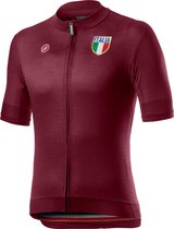 Castelli Fietsshirt Heren Rood - CA Italia 20 Jersey Sangria - S