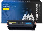 PrintAbout huismerk Toner 508X (CF362X) Geel Hoge capaciteit geschikt voor HP
