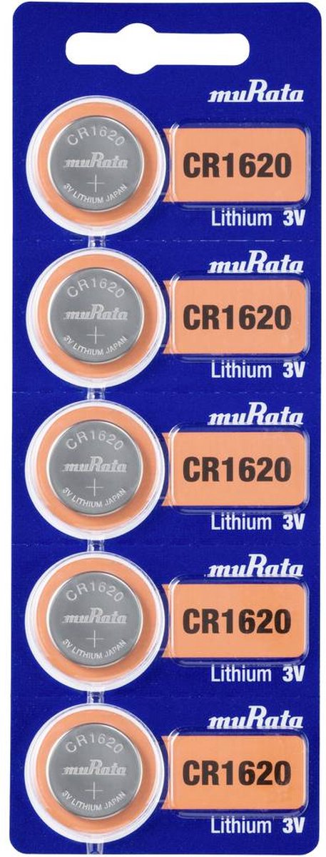 MURATA Lithium CR1620 - 5 stuks