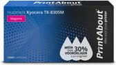 PrintAbout huismerk Toner TK-8305M Magenta geschikt voor Kyocera