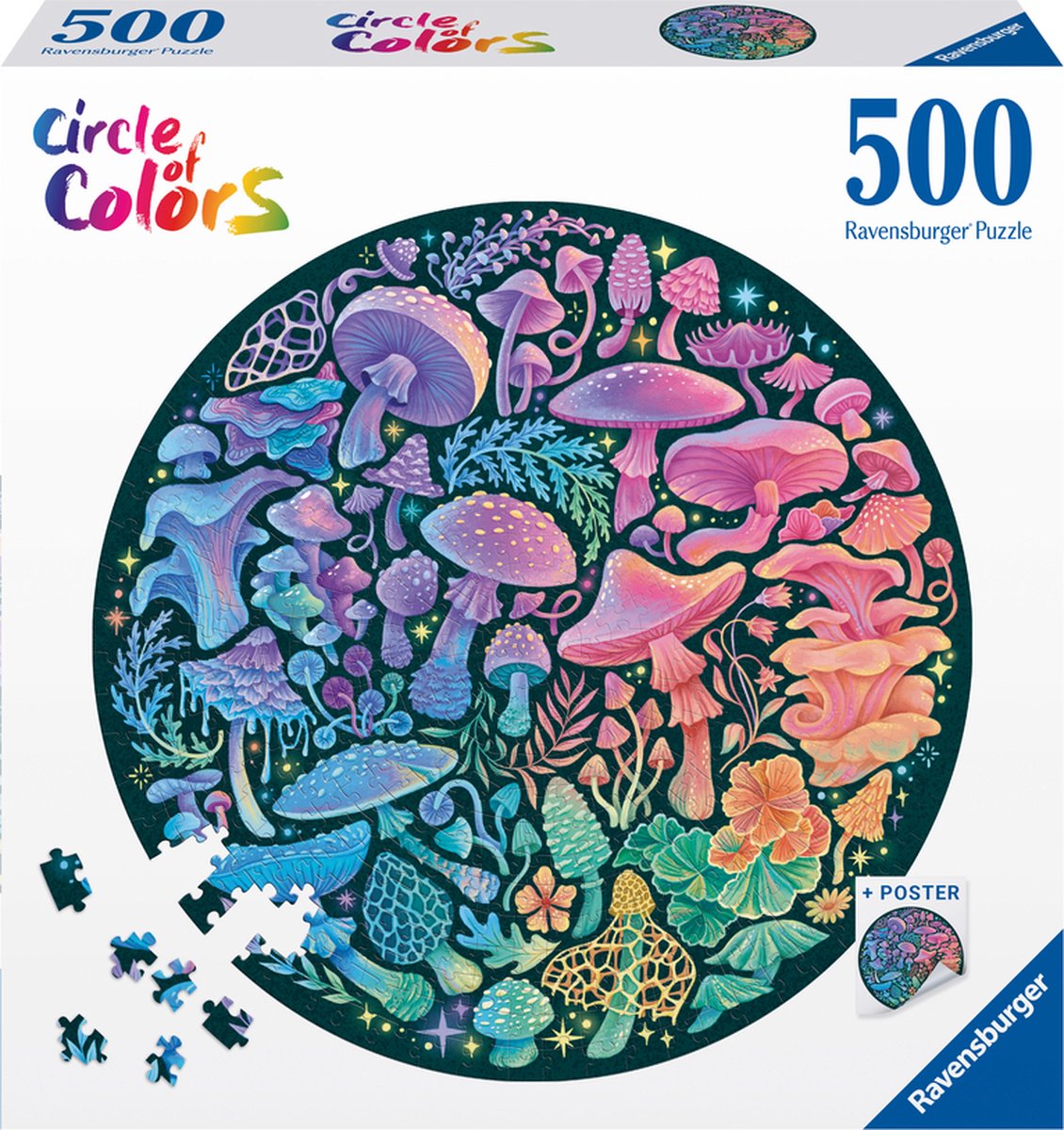 Circle of Colors Champignons Puzzel (500 stukjes)