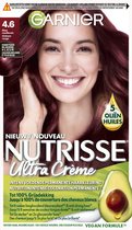 Garnier Nutrisse Ultra Crème 4.6 Diep Rood Middenbruin - Intens voedende permanente haarkleuring