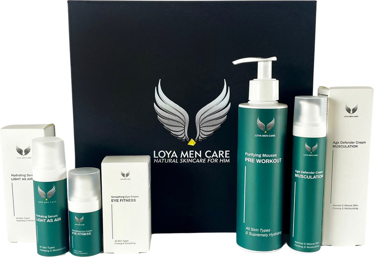 Loya MenCare® - Age Defender - Anti-Aging - Skincare set - Geschenkset mannen