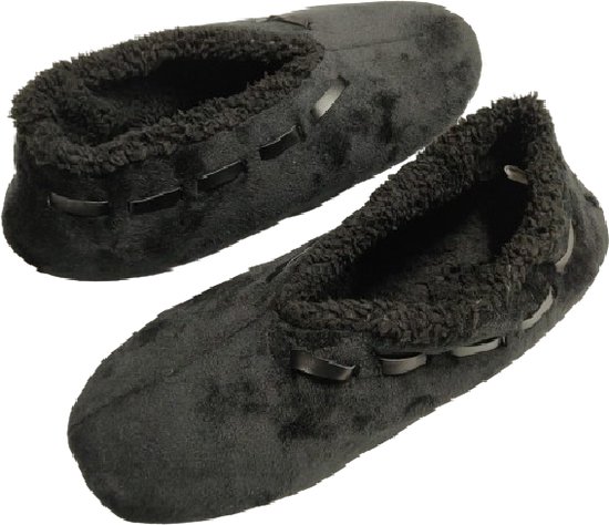 Ferro Spaanse Sloffen - Heerlijk warme pantoffels met teddy binnenzijde - Spaanse Look - MEN - MAAT: