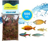 Aqua-Loui® - Visvoer - Tropisch Vissenvoer - Vlokken (Flakes) - Visvoer Aquarium - Geschikt Voor Alle Maten Vissen - 500ml