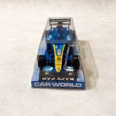 Car world - 21 century first edition - blauw - racewagen