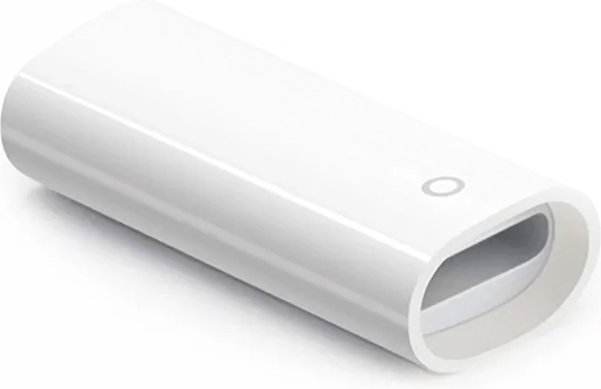 Ibley Lightning naar Apple Pencil adapter converter - Apple Pencil oplaadstuk - Oplaadadapter - Geschikt voor Apple Pencil (1e generatie) - Wit