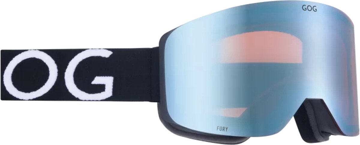 FURY - Skibril - Snowboard - Mat Zwart - Maat one size - Unisex