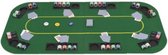 LAHA Poker Tafelblad - Pokertafel - Pokerkleed - Pokermat - Poker Tafel - Poker Laken - Pokertafel Inklapbaar - Rechthoekig