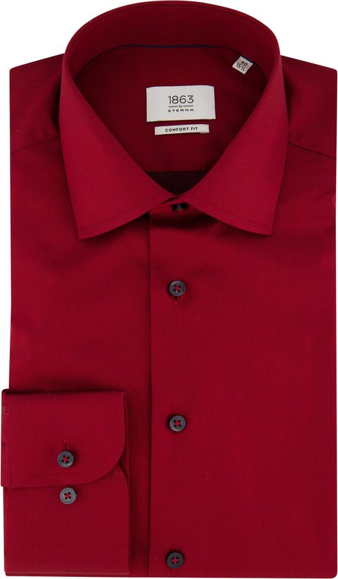 Eterna business overhemd rood