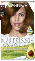 Garnier Nutrisse Ultra Crème 4.3 Goudbruin - Intens voedende permanente haarkleuring