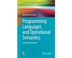 Omslag van Programming Languages and Operational Semantics