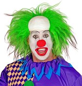 Clown Hoofdbedekking met groen haar | One Size