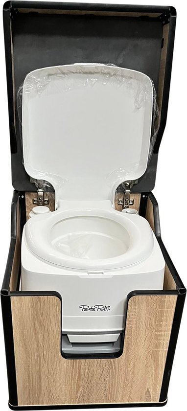 CMPRS Toiletbox voor mobiel toilet (Porta-Potti) Oak
