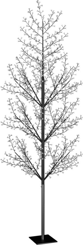 vidaXL-Kerstboom-1200-LED's-koudwit-licht-kersenbloesem-400-cm