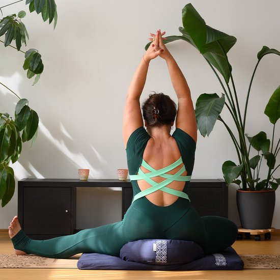 Samarali Meditatiekussen - Yoga kussen - GOTS gecertificeerd - 100% biologische materialen van Samarali — afbeelding 4