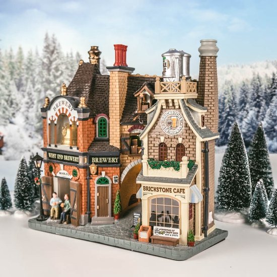 Figurine Lemax Toasty Caroling - Décoration De Noël Animée - Fonctionne Sur Piles 4.5V - Hauteur 8 Cm - Pour Village De Noël