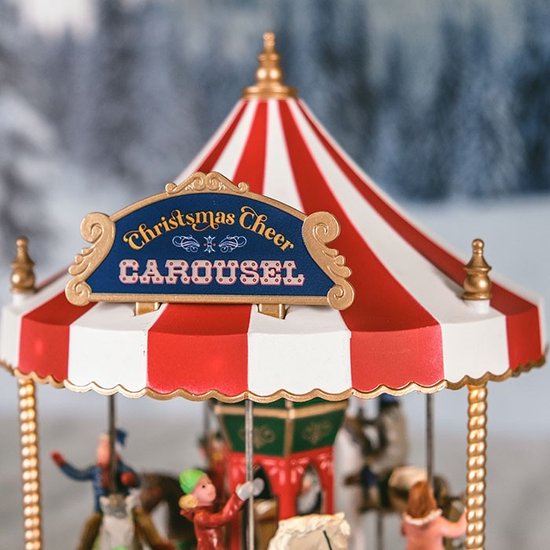 Lemax Christmas Cheer Carousel - Verlichte attractie met animatie