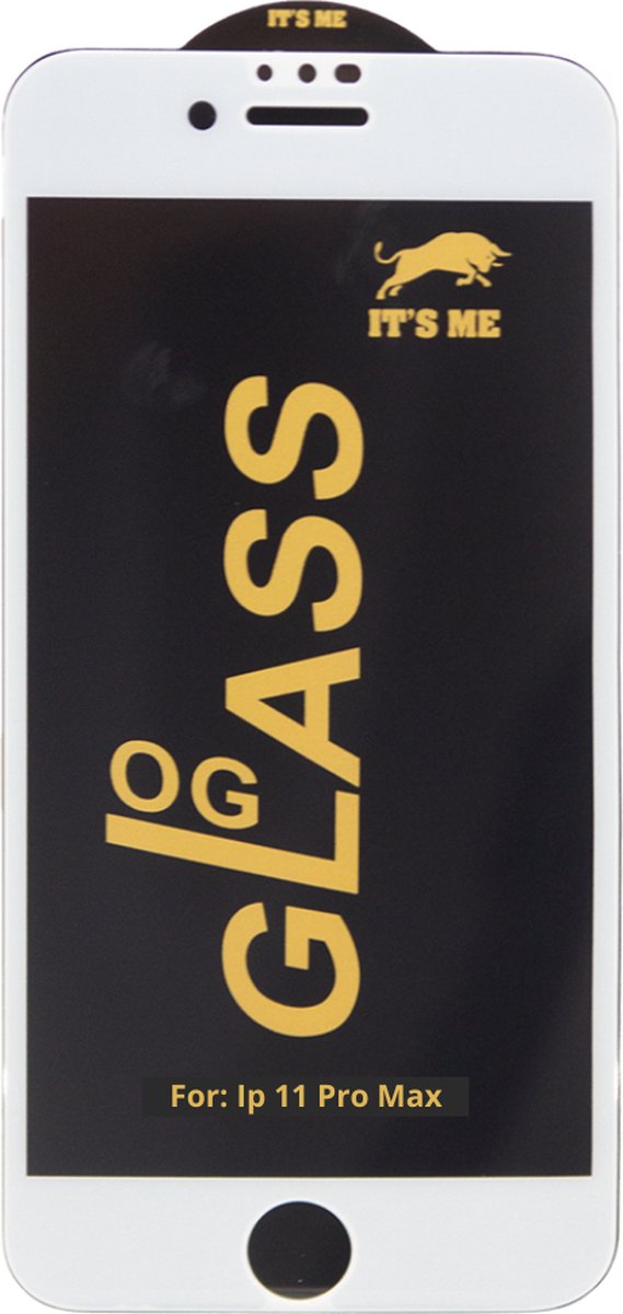 Geschikt Voor Apple iPhone 11 Pro Max Screenprotector 10D Zwart